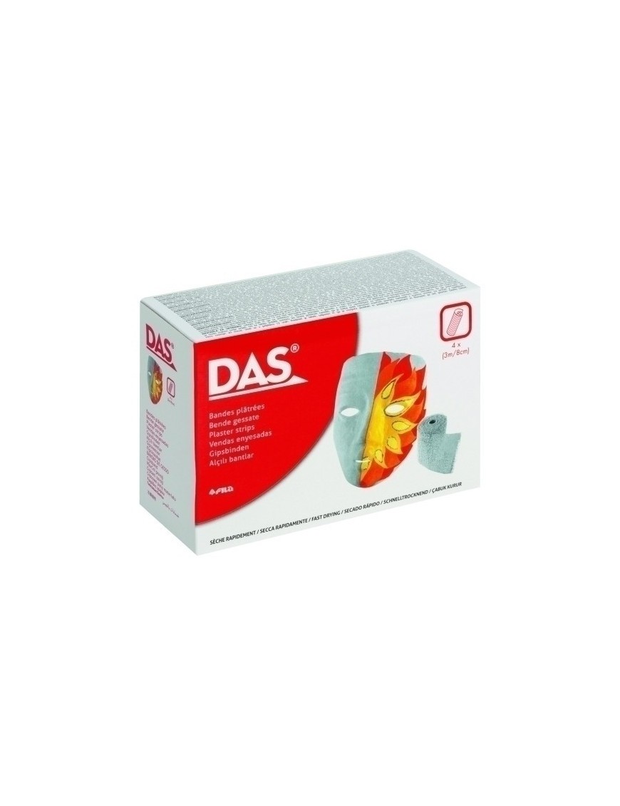 Yeso Das Paquete 4 Tiras De 3 M X 8 Cm