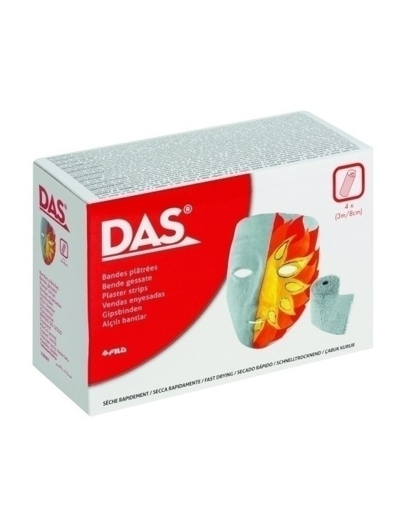 Yeso Das Paquete 4 Tiras De 3 M X 8 Cm