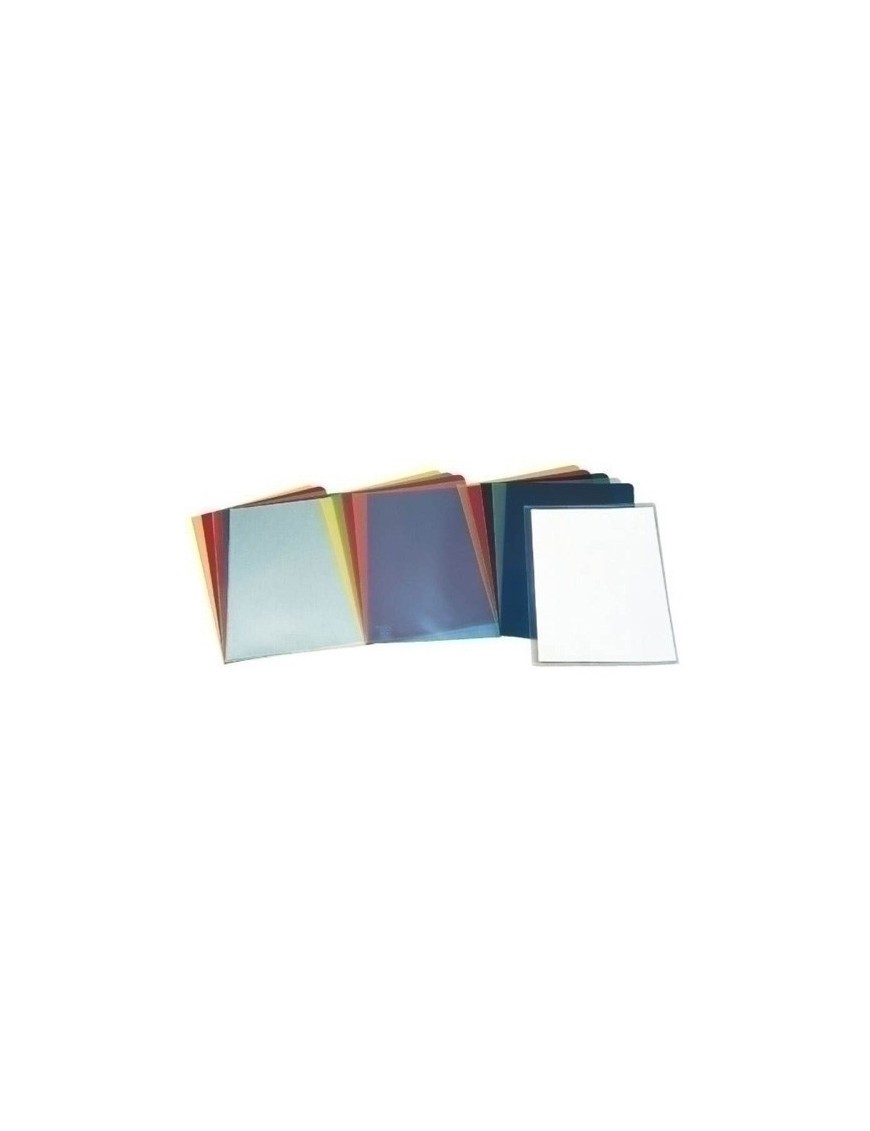 Dosier Angulo Recto Esselte Pp 110µ Fº Piel Naranja Transparente Paquete De 100