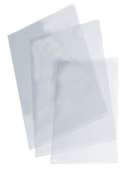 Dosier Angulo Recto Grafoplas Pvc 200µ Fº Cristal Paquete De 50