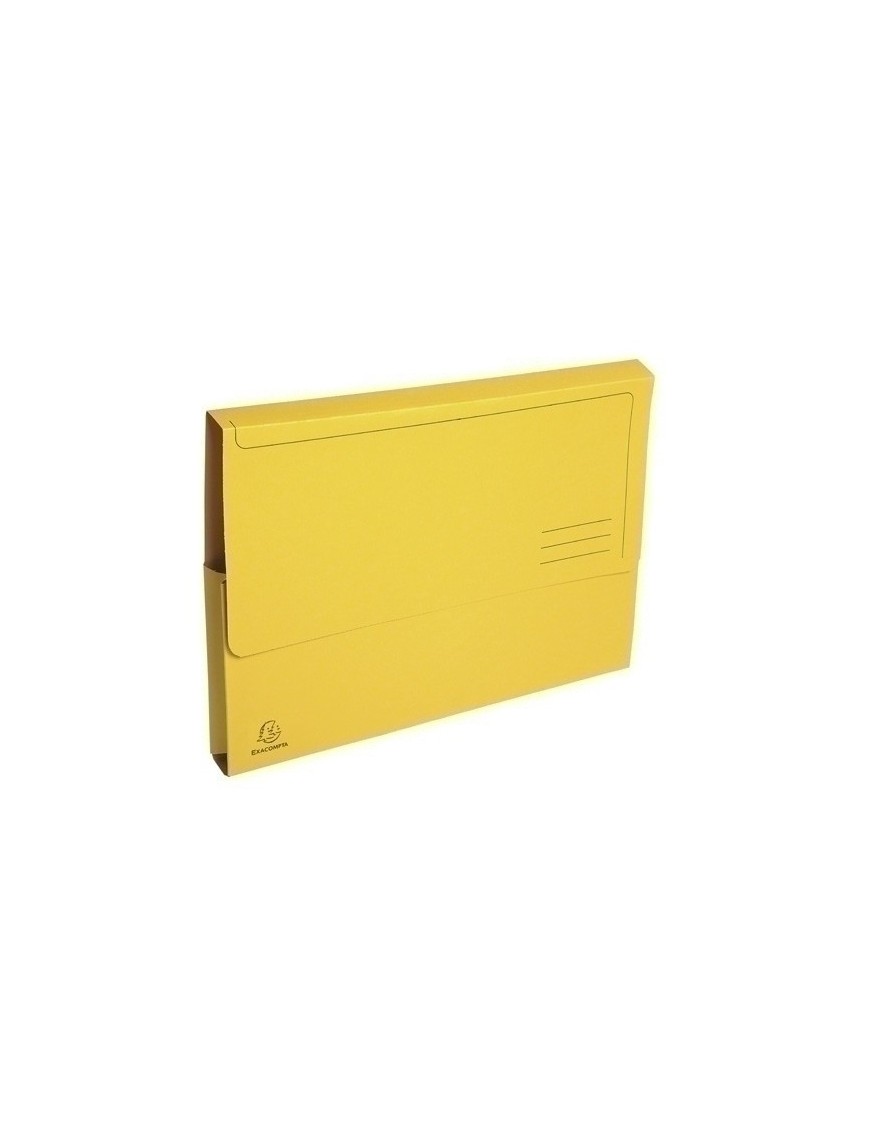Subcarpeta Exacompta Forever (Bolsa Fuelle 32Mm) 290G A4 Amarillo Paquete De 10