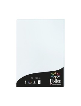 Papel Clairefontaine Pollen A4 50H Azul