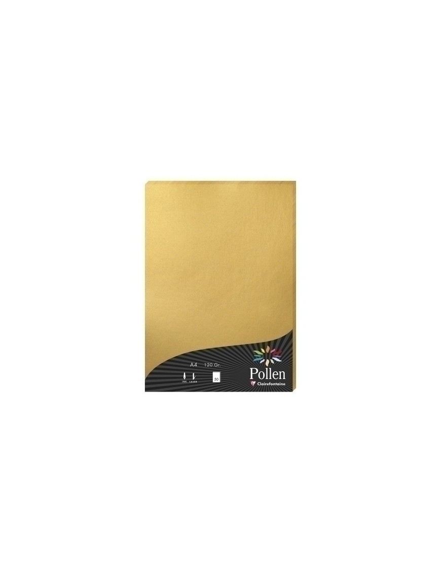 Papel Clairefontaine Pollen A4 50H Dorad