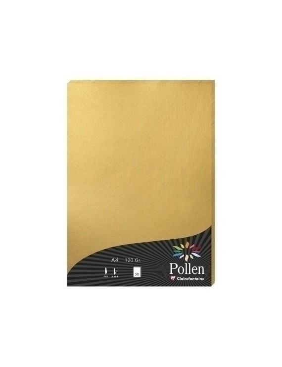 Papel Clairefontaine Pollen A4 50H Dorad