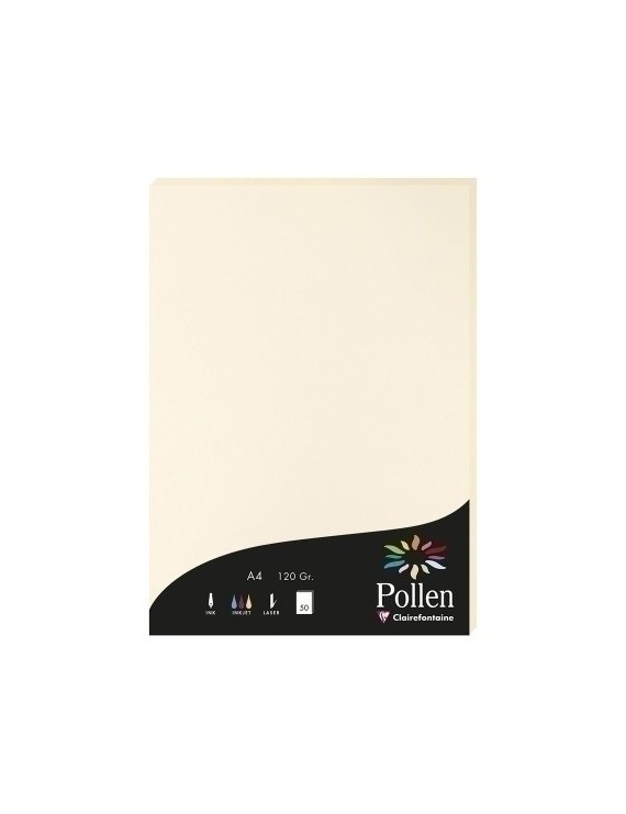Papel Clairefontaine Pollen A4 50H Marfi