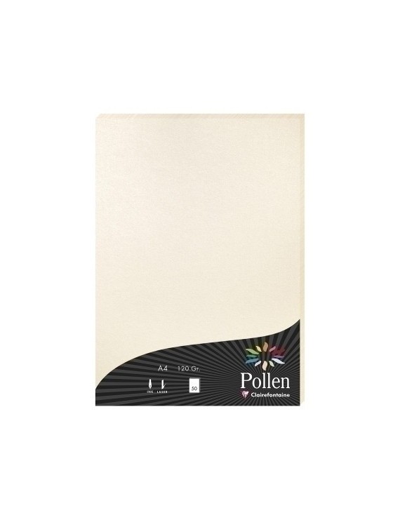 Papel Clairefontaine Pollen A4 50H Marfi