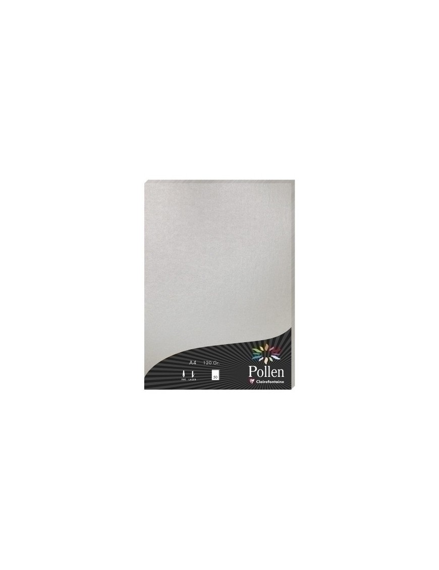 Papel Clairefontaine Pollen A4 50H Plate