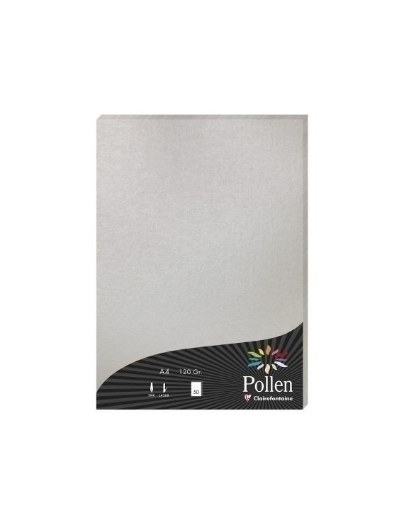 Papel Clairefontaine Pollen A4 50H Plate