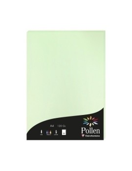 Papel Clairefontaine Pollen A4 50H Verde