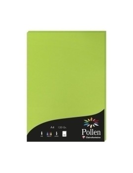 Papel Clairefontaine Pollen A4 50H Verde