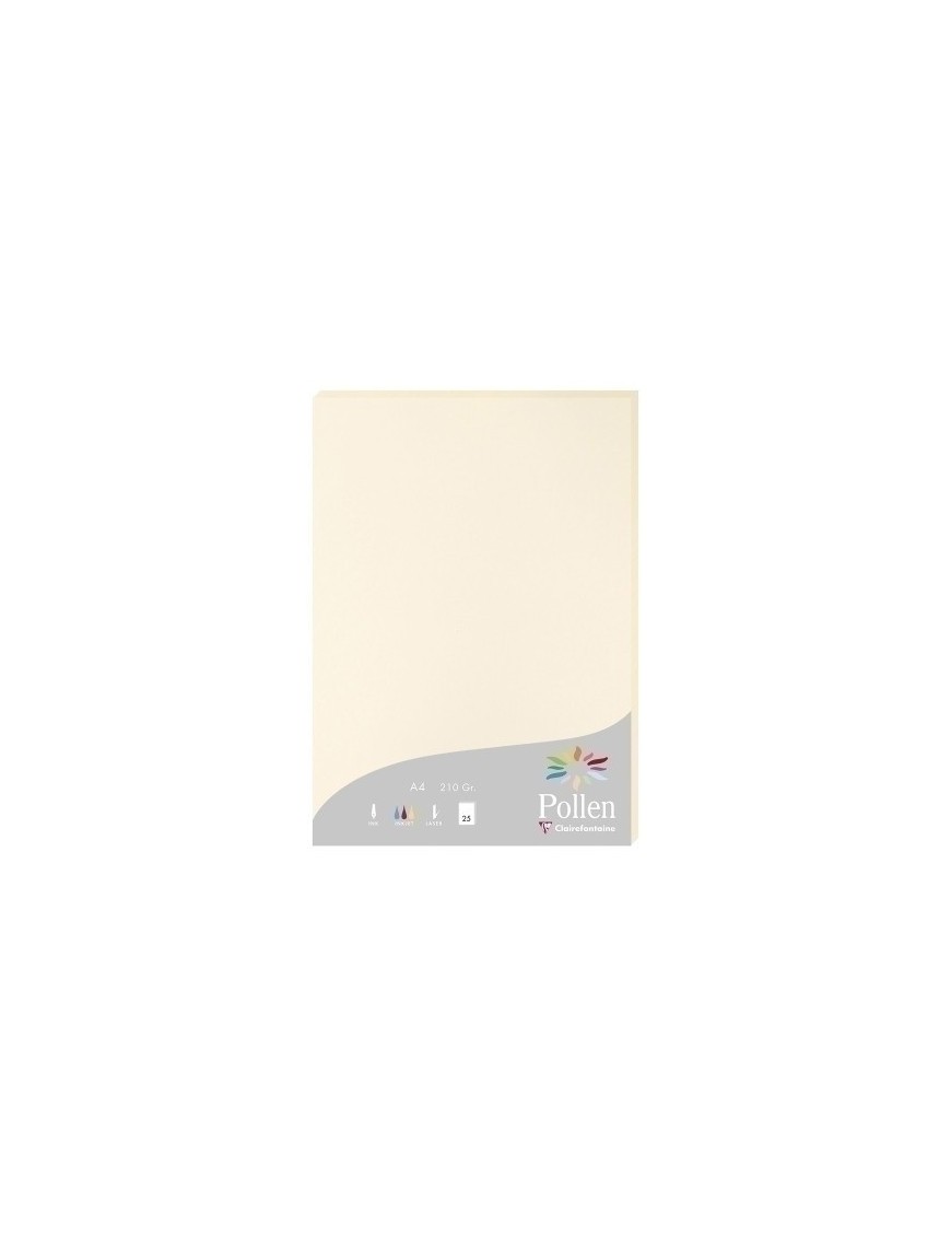 Papel Clairefontaine Pollen A4 25H Marfi