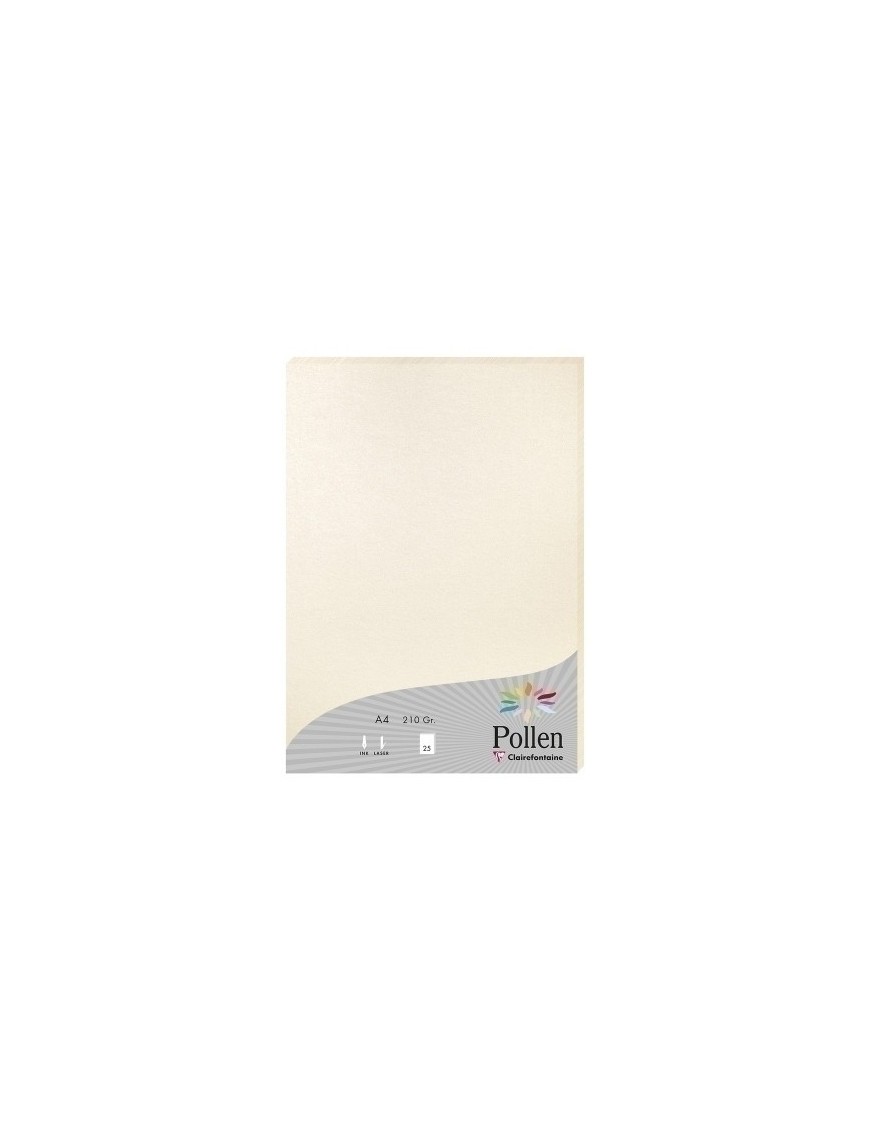 Papel Clairefontaine Pollen A4 25H Marfi