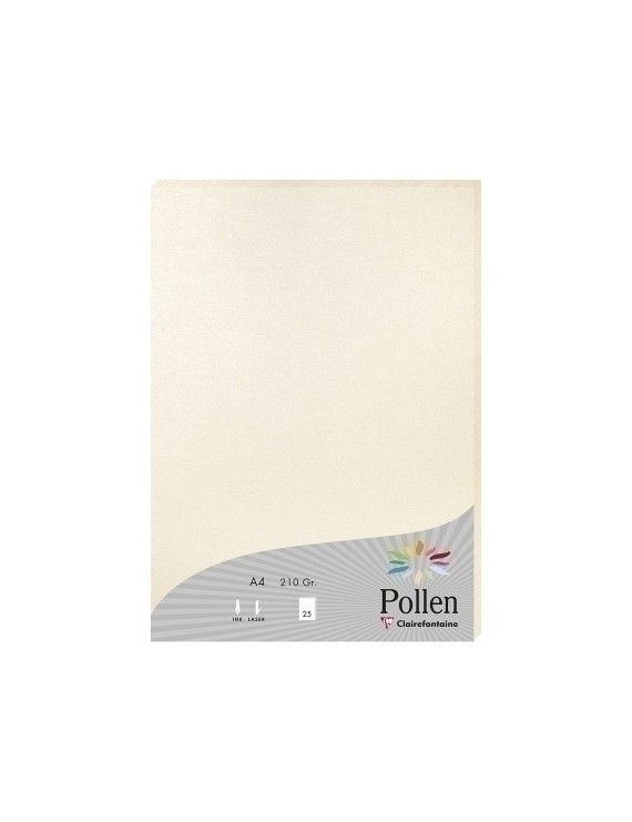 Papel Clairefontaine Pollen A4 25H Marfi