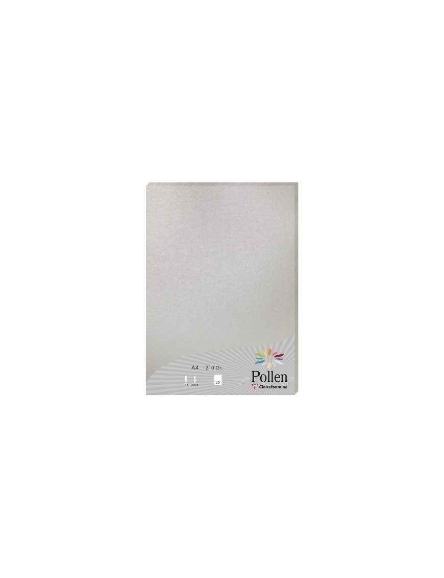 Papel Clairefontaine Pollen A4 25H Plate