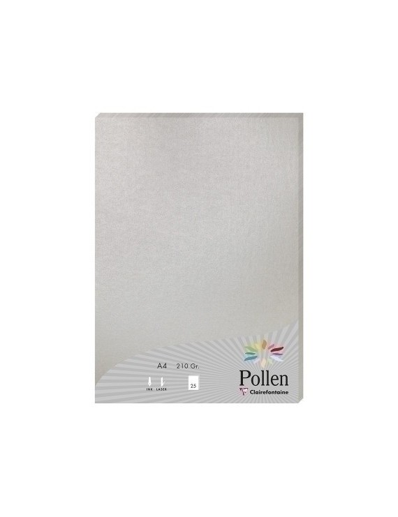 Papel Clairefontaine Pollen A4 25H Plate