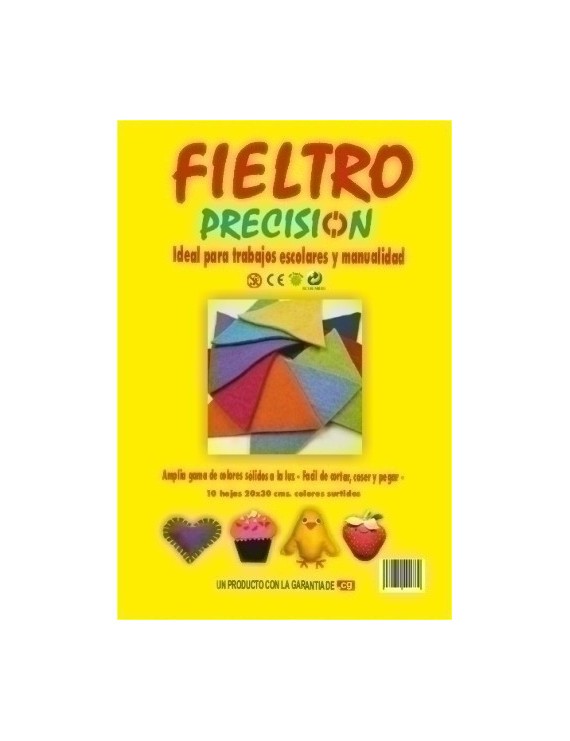 Fieltro Precision 20X30 Surtido B/10