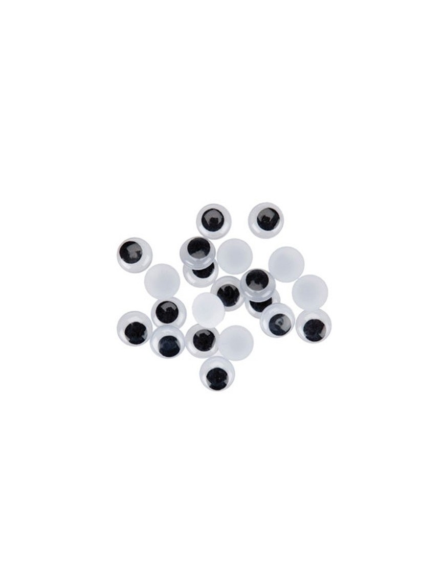 Ojos Moviles Smart Oval. 12 Mm. Pack 35