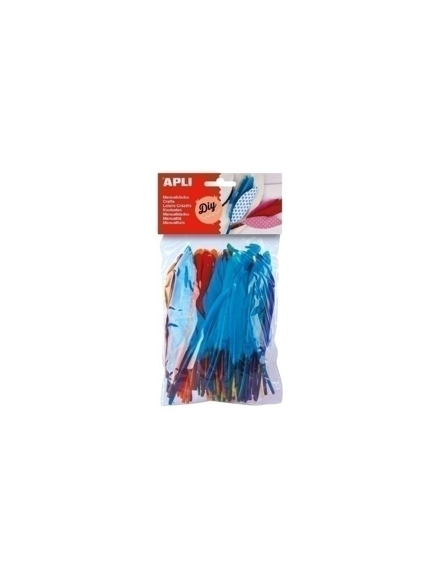 Plumas Apli 7-16 Cm. Surtido B/100