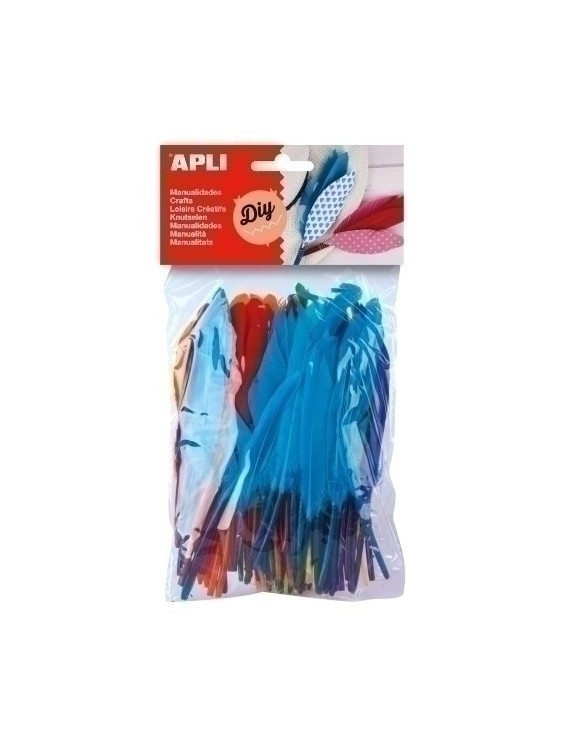 Plumas Apli 7-16 Cm. Surtido B/100