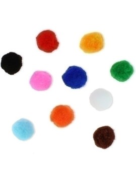 Pom Pom Colores 5 Cm. Pack 52