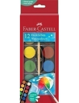 Acuarelas Faber-Castell Estuche De 12