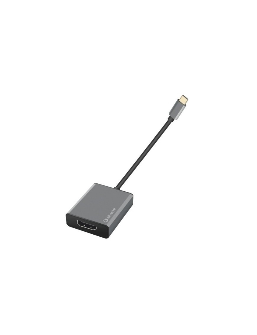 Adaptador Silver Ht Usb-C A Hdmi Negro