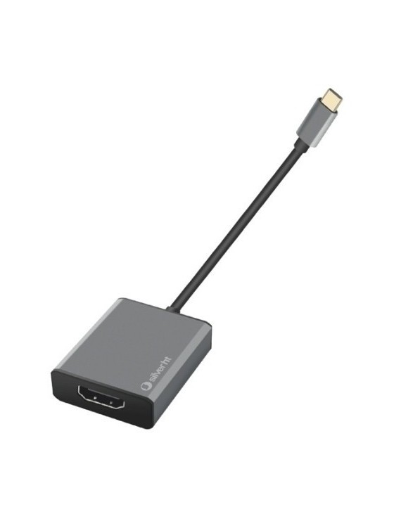 Adaptador Silver Ht Usb-C A Hdmi Negro