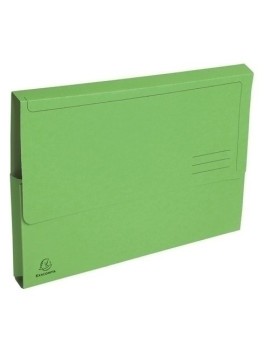 Subcarpeta Exacompta Forever (Bolsa Fuelle 32Mm) 290G A4 Verde Paquete De 10