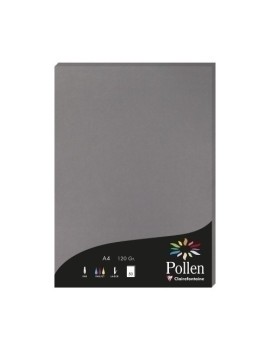 Papel Clairefontaine Pollen A4 50H Gris