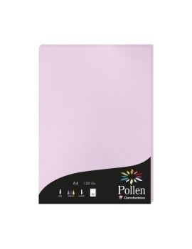 Papel Clairefontaine Pollen A4 50H Lila