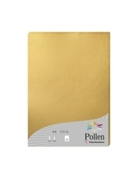 Papel Clairefontaine Pollen A4 25H Oro