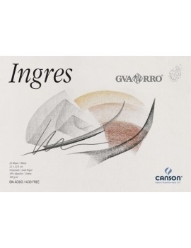 Bloc De Dibujo Guarro-Canson Ingres (Encolado) 108G A4+ 20H