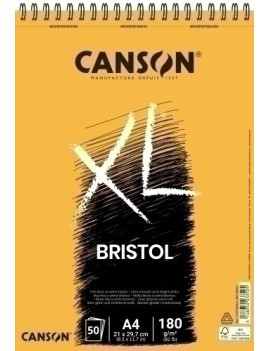 Bloc De Dibujo Guarro-Canson Xl Bristol (Espiral) 180G A4 50H