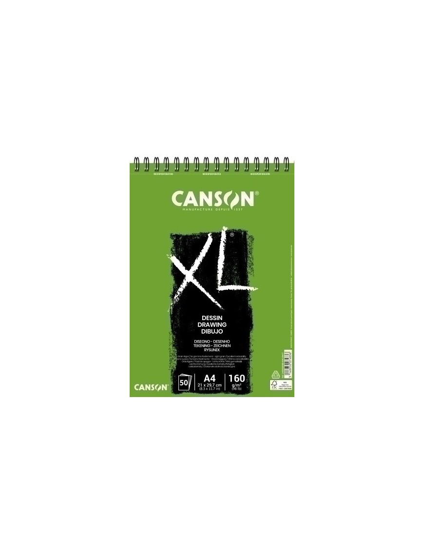 Bloc De Dibujo Guarro-Canson Xl Dessin (Espiral) 160G A4 50H Micro