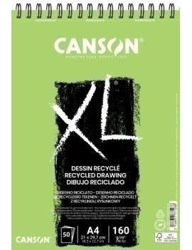 Bloc De Dibujo Guarro-Canson Xl Recycle (Espiral) 160G A4 50H Micro