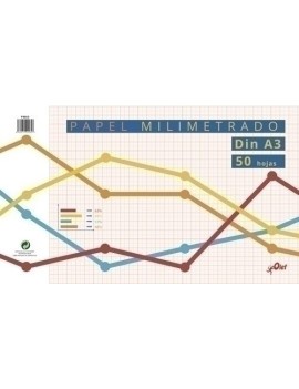 Bloc De Dibujo Olef Milimetrado 80G A3 50H