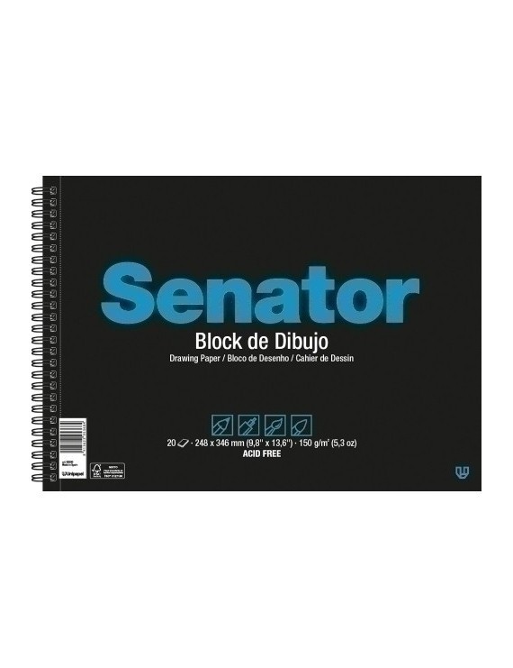 Bloc De Dibujo Senator A3 20H