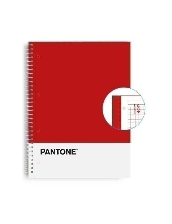 Block Escol.Pantone A4 Basic 80H 5X5 Rj