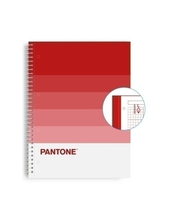 Block Escol.Pantone A4 Speaks 80H 5X5 Ps