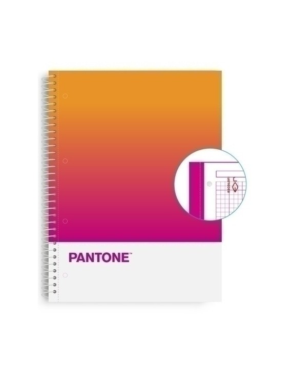 Block Escol.Pantone A4 Toget. 80H 5X5 Cr