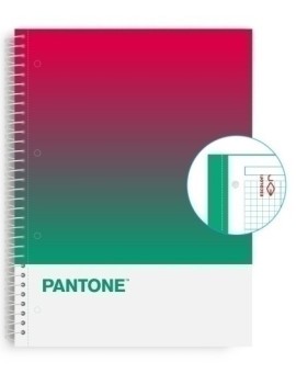 Block Escol.Pantone A4 Toget. 80H 5X5 Ss