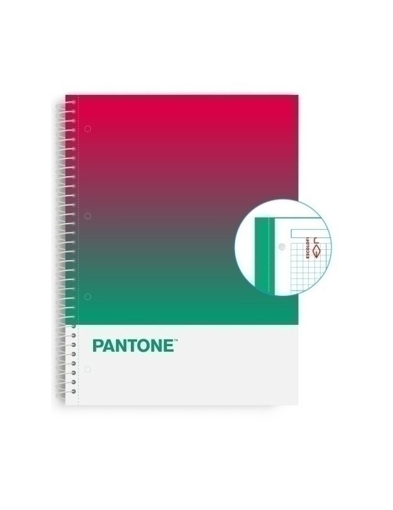 Block Escol.Pantone A4 Toget. 80H 5X5 Ss