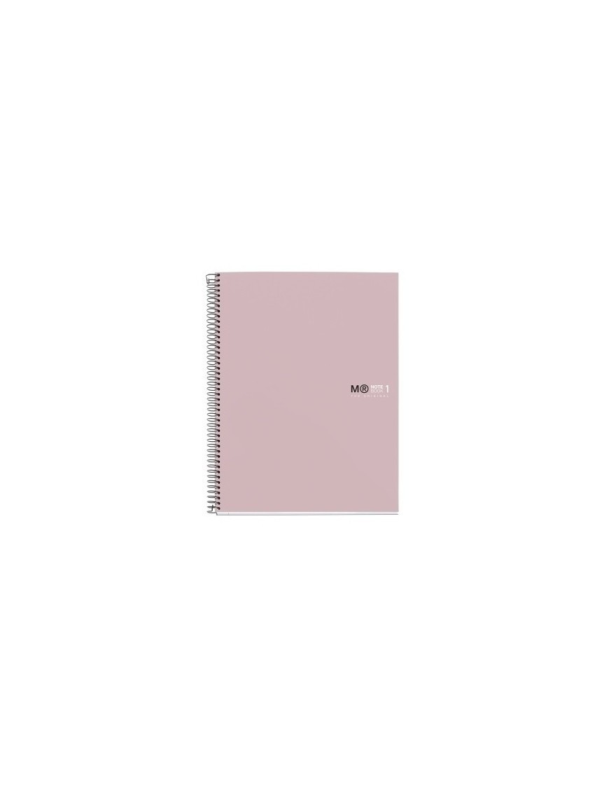 Bloc Miquelrius Antiviral Notebook 1 Micro.Tapa Dura A4 80H 90G Horizontal 7Mm Rosa Arena