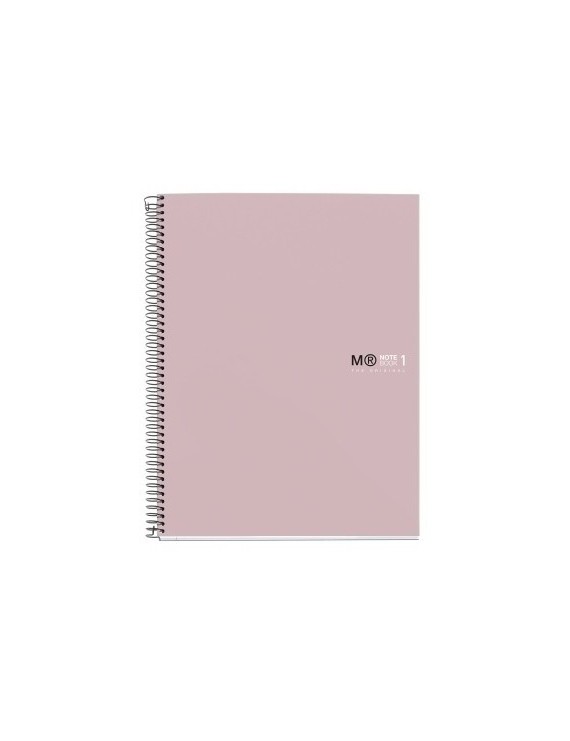 Bloc Miquelrius Antiviral Notebook 1 Micro.Tapa Dura A4 80H 90G Horizontal 7Mm Rosa Arena