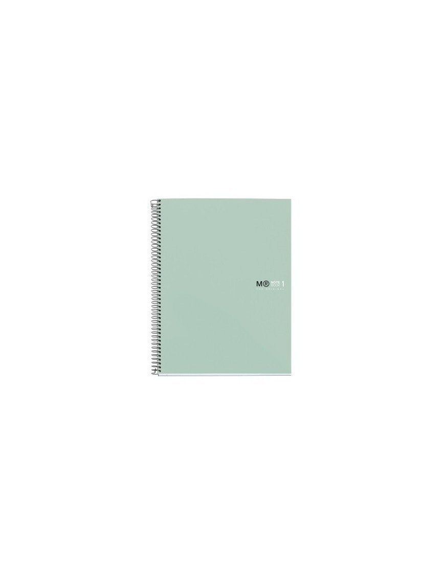 Bloc Miquelrius Antiviral Notebook 1 Micro.Tapa Dura A4 80H 90G Horizontal 7Mm Verde Aqua