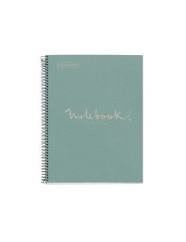 Bloc Miquelrius Emotions Notebook 1 Micro.Tapa Dura A4 80H 90G Cuadric.5X5 Ecoazul