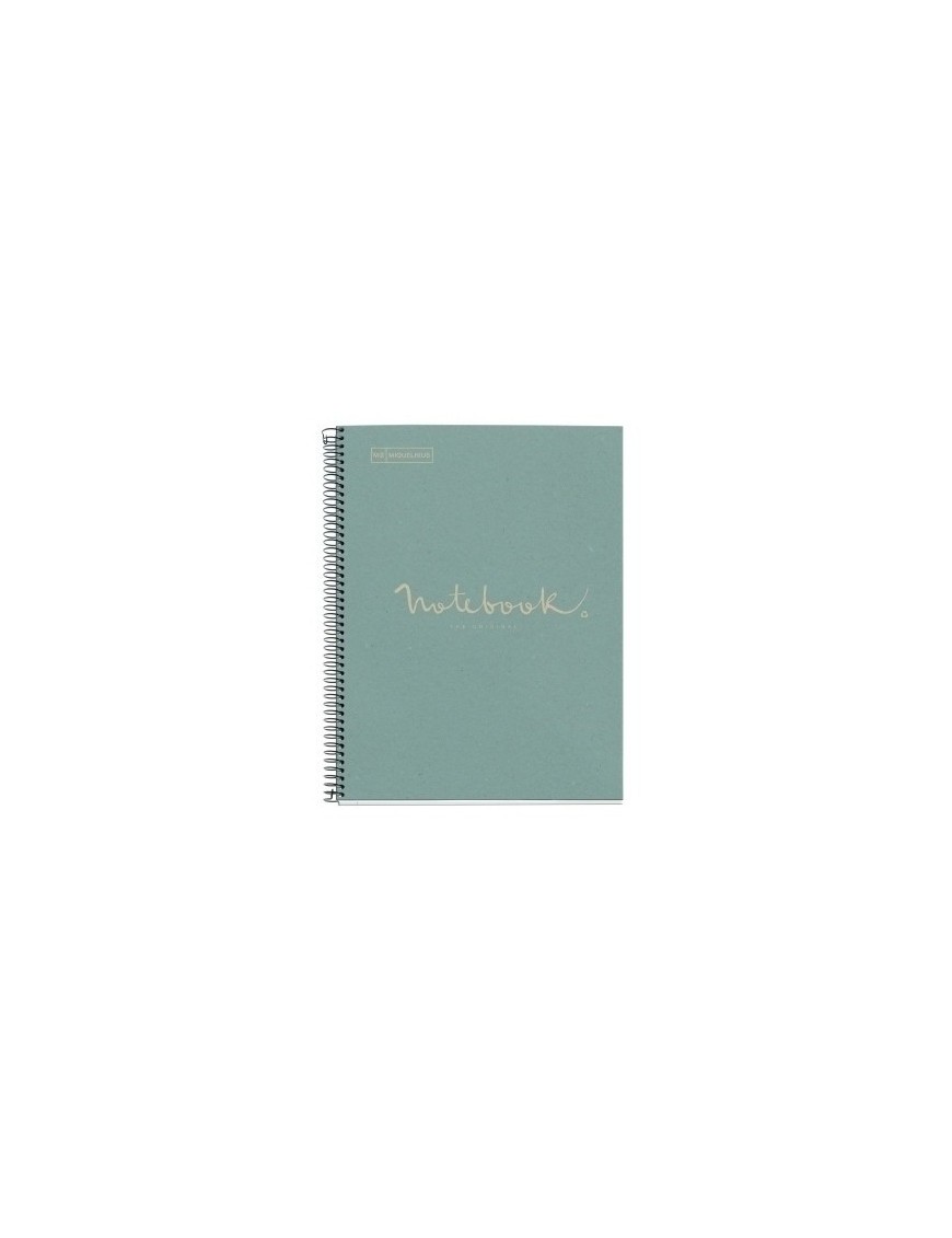 Bloc Miquelrius Emotions Notebook 1 Micro.Tapa Dura A4 80H 90G Cuadric.5X5 Ecoazul