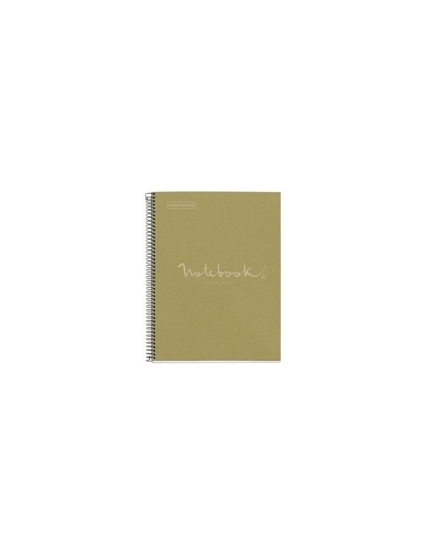 Bloc Miquelrius Emotions Notebook 1 Micro.Tapa Dura A4 80H 90G Cuadric.5X5 Ecolaverde