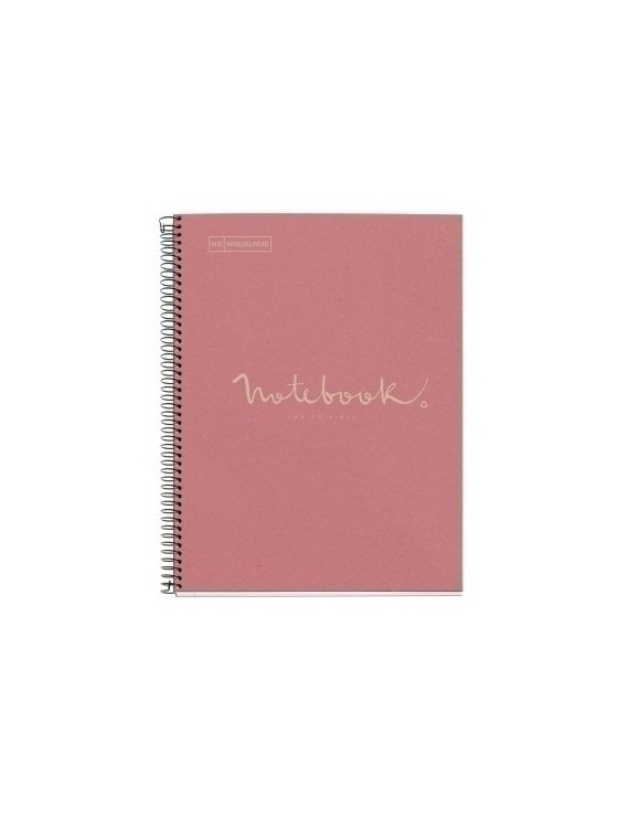 Bloc Miquelrius Emotions Notebook 1 Micro.Tapa Dura A4 80H 90G Cuadric.5X5 Ecorosa