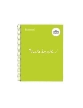 Bloc Miquelrius Emotions Notebook 1 Micro.Tapa Dura A4 80H 90G Cuadric.5X5 Lima